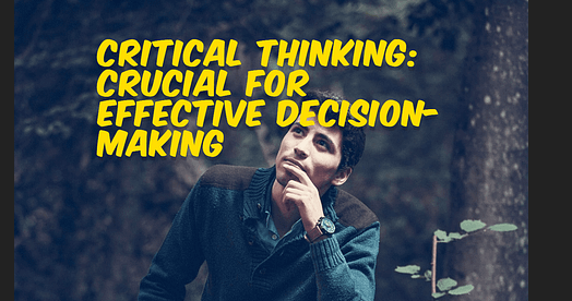 Critical thinking skills are crucial for effective decision-making and problem-solving and vital for personal and professional success. Here, you will Learn to identify and overcome biases, challenge assumptions, engage with diverse perspectives, and build mental resilience.
 This article will empower you to achieve your goals and thrive in all areas of life.
Have you ever wondered why some people seem to effortlessly navigate life's challenges while others struggle to make even simple decisions?  The answer lies in the power of critical thinking.
 This transformative skill is the key to unlocking your full potential, both personally and professionally. But what exactly is critical thinking, and why is it so crucial in today's fast-paced, information-saturated world? Critical thinking is often misunderstood. It's not about being argumentative or dismissive of others' ideas. Instead, it's a disciplined approach to thinking that involves analyzing,  evaluating, and synthesizing information to form well-reasoned judgments and decisions.
